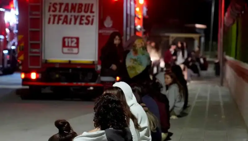 Dev Öğrenci Yurdunda Yangın: Panik Anları ve Kurtarma Çabaları