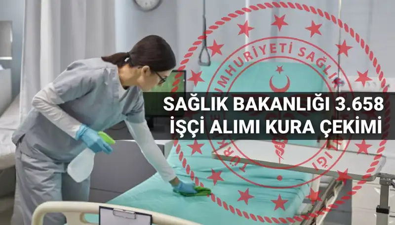 2025 Sağlık Bakanlığı İşçi Alımı Kura Takvimi Açıklandı: 3.658 Kişi Seçilecek