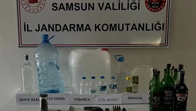 Samsun'da Dev Sahte İçki Operasyonu: 5 Ton Yakalandı, Elebaşı Yakalandı mı?